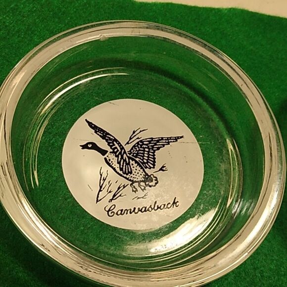 Glass Coin/Key/ Ash Tray four different game bird's one each tray country - Picture 4 of 9